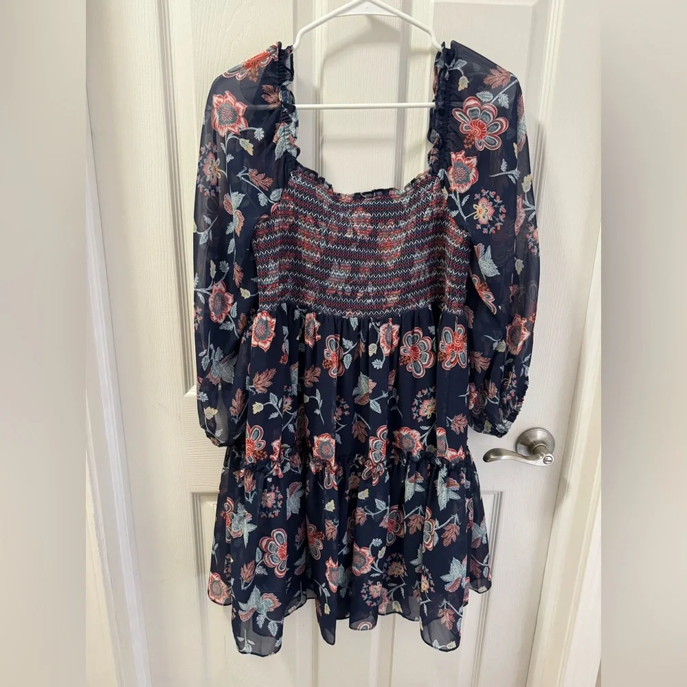 Sachin & Babi Lola Floral Smocked Mini Dress
Anthropologie Boho Tiered - Picture 8 of 16